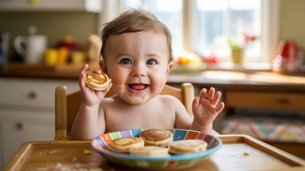 3 ingredient banana pancakes for baby