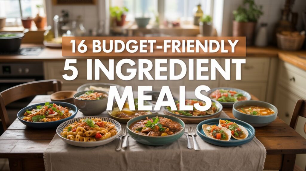16 Budget-Friendly 5 Ingredient Meals for the Whole Family