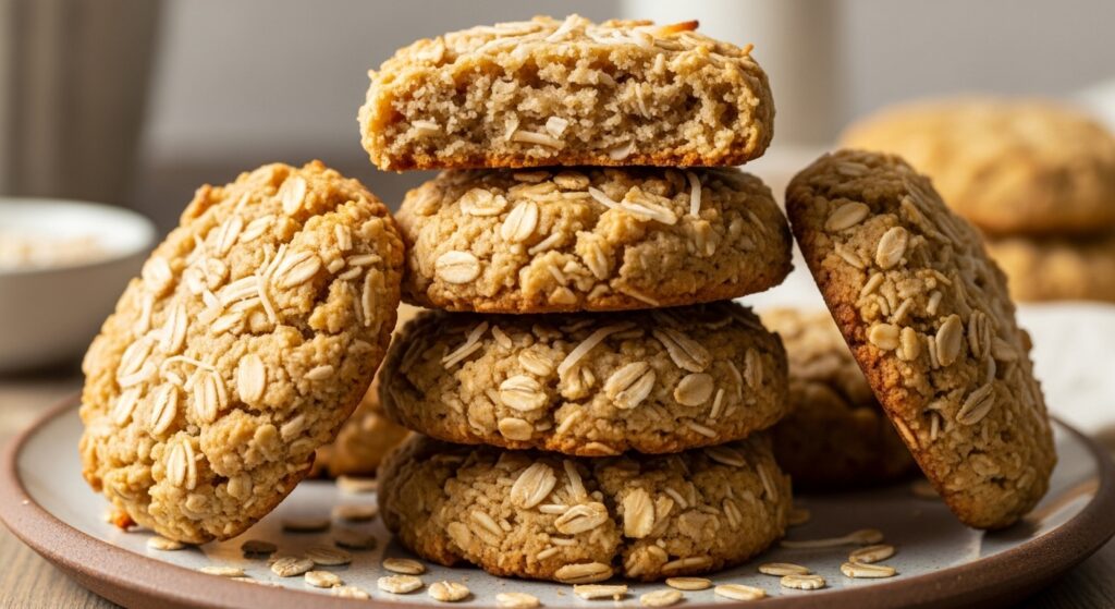 3 Ingredient Anzac Biscuits