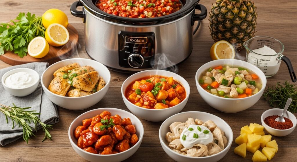 Low Calorie Slow Cooker Chicken Recipes