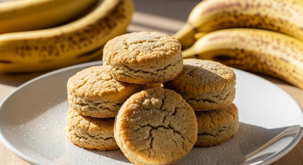 3 Ingredient Banana Biscuits