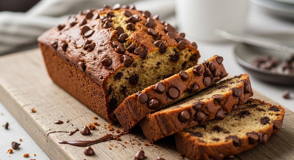 Easy Chocolate Chip Banana Bread