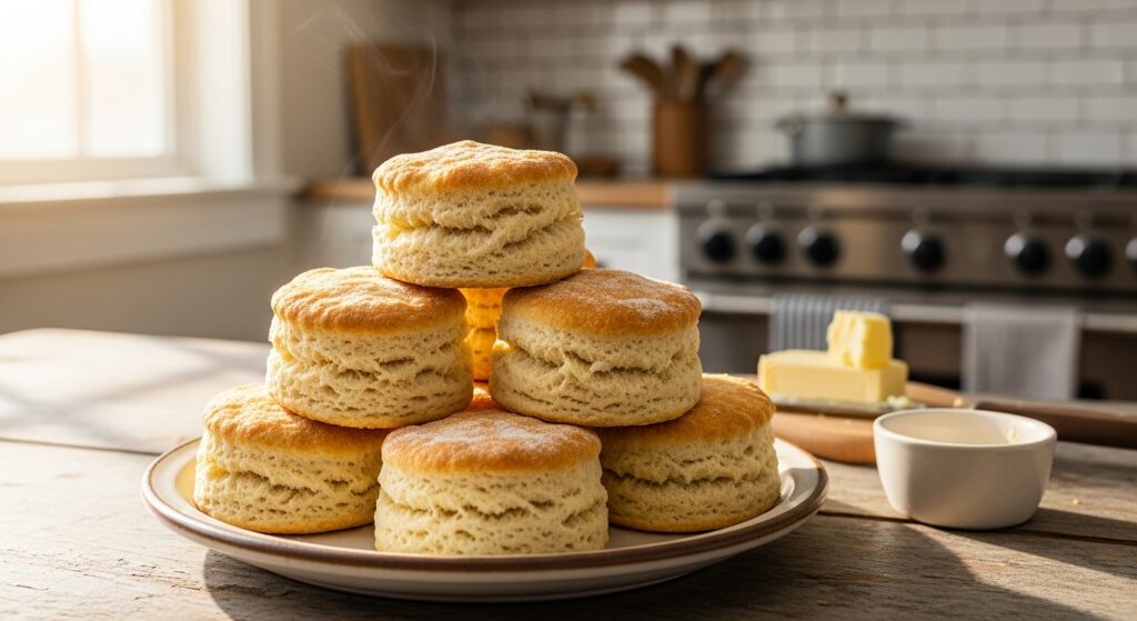 3 Ingredient Biscuit Recipe with Heavy Cream