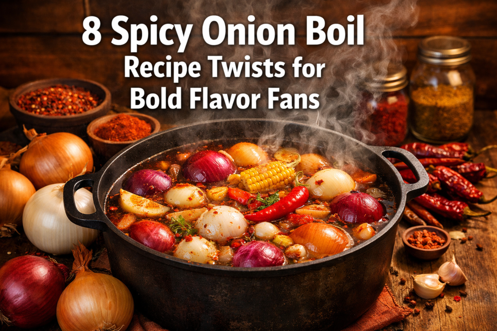 8 Spicy Onion Boil Recipe Twists for Bold Flavor Fans