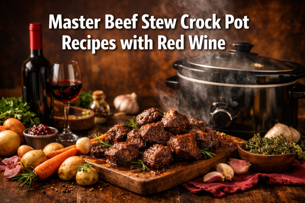 Beef Stew Crock Pot Recipes Red Wine