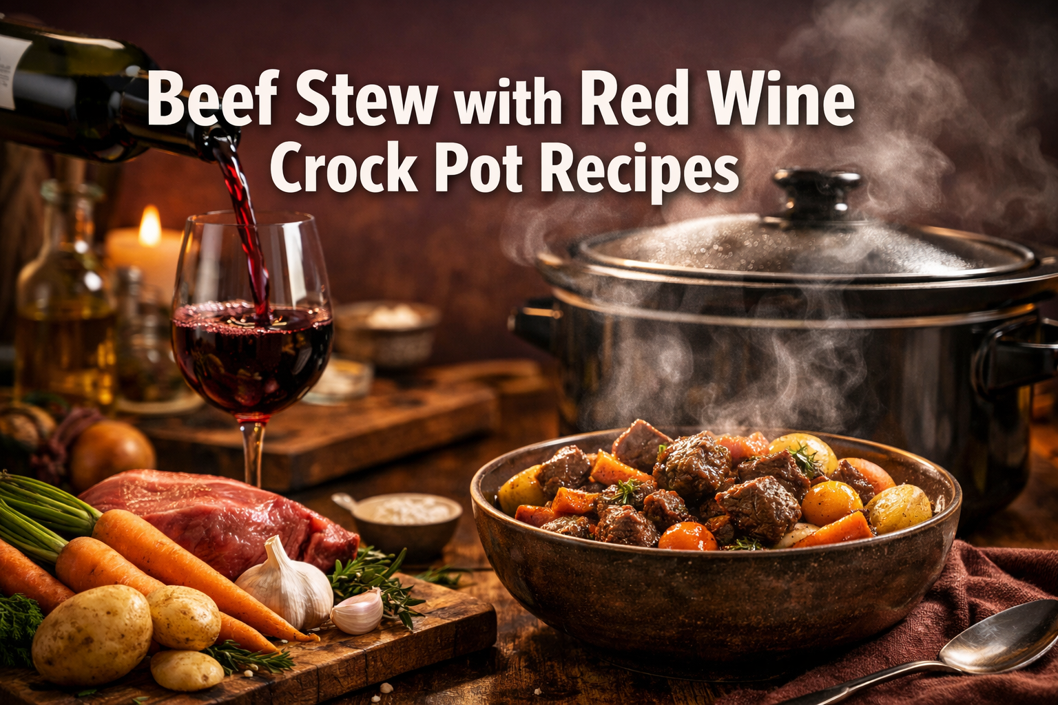 Beef Stew with Red Wine Crock Pot Recipes