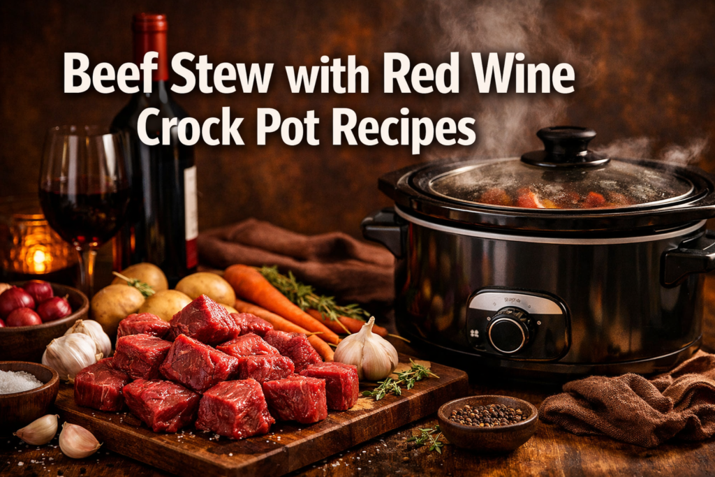 Beef Stew with Red Wine Crock Pot Recipes