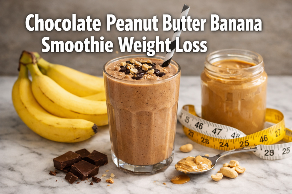 Chocolate Peanut Butter Banana Smoothie Weight Loss