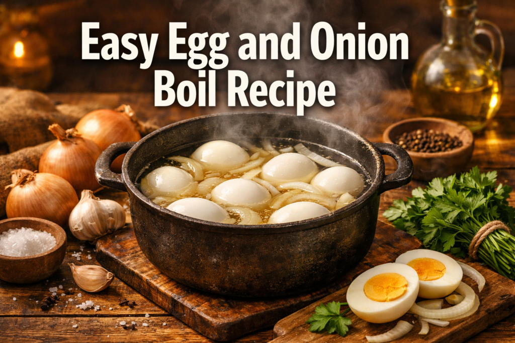 Egg and Onion Boil Recipe