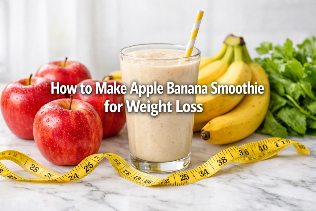 How to Make Apple Banana Smoothie for Weight Loss
