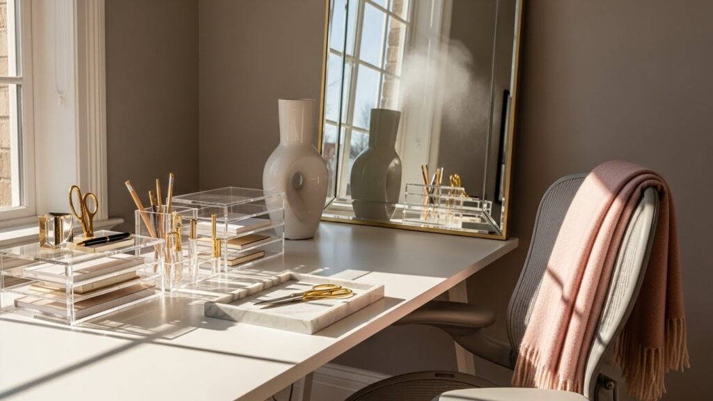 Glamoratti Inspired Home Office Organization Ideas