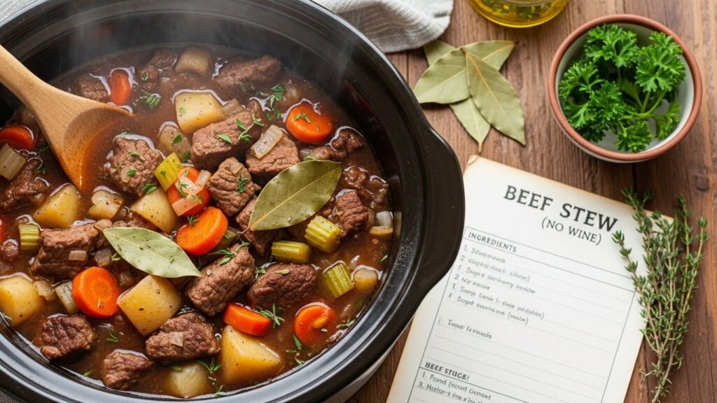 Beef Stew Crock Pot Recipes Without Wine