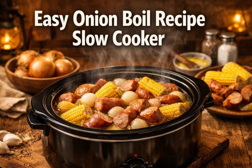 Onion Boil Recipe Slow Cooker