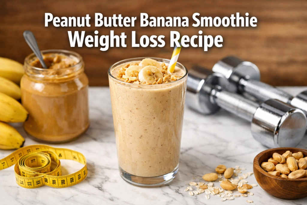 Peanut Butter Banana Smoothie Weight Loss Recipe