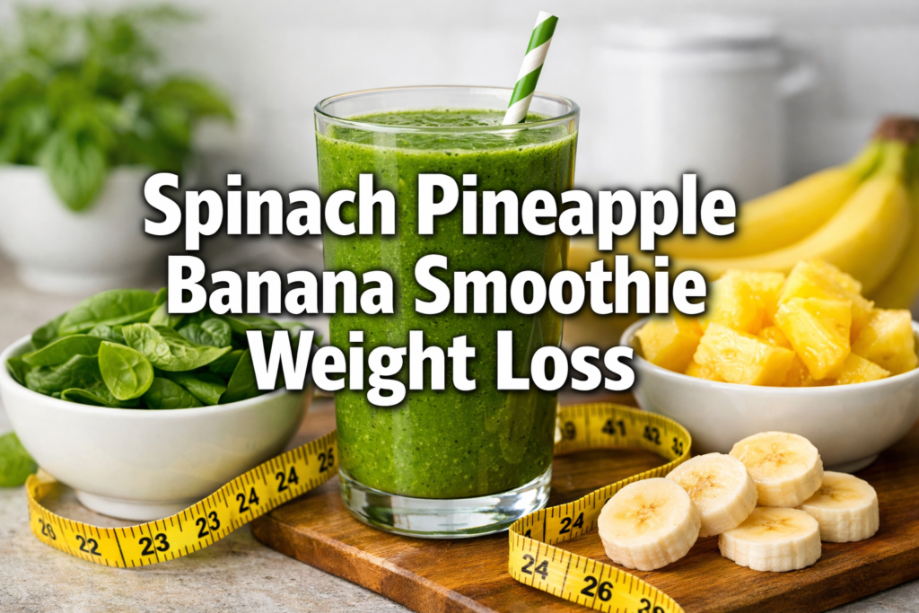 Spinach Pineapple Banana Smoothie Weight Loss