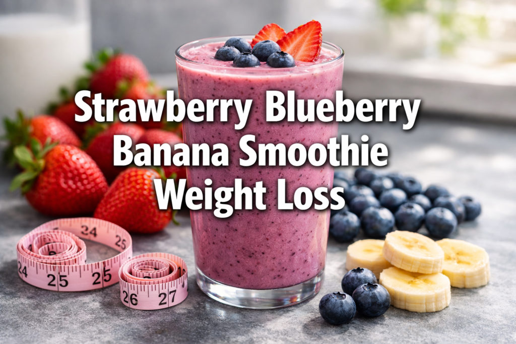 Strawberry Blueberry Banana Smoothie Weight Loss