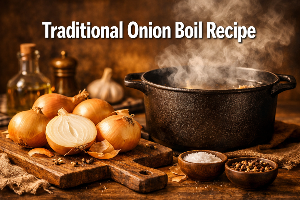 Traditional Onion Boil Recipe