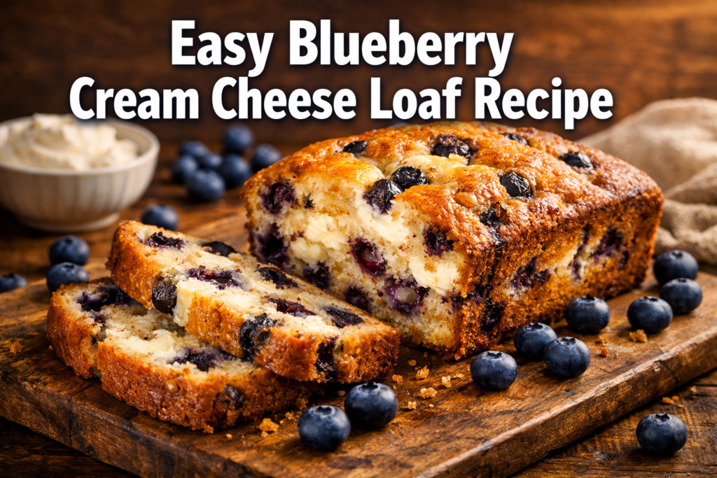 blueberry cream cheese loaf recipe